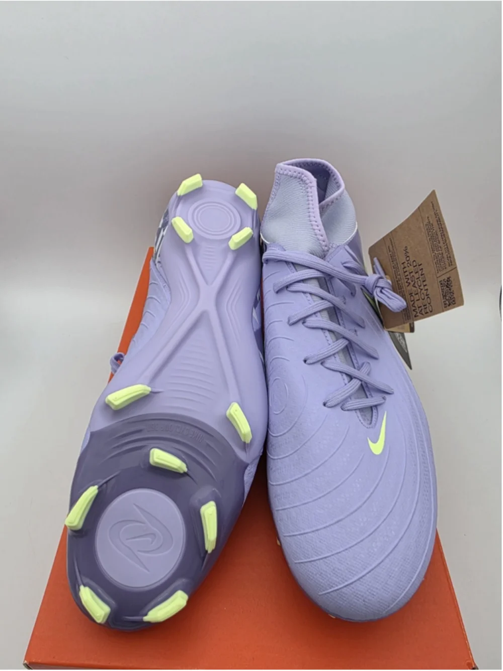 Nike Phantom Luna 2 Academy MG Purple Men’s Soccer Cleats Sz 10.5 HF1598-500